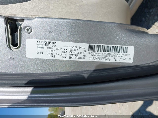 2C4RC1BG3FR664810 Chrysler Town & Country Touring