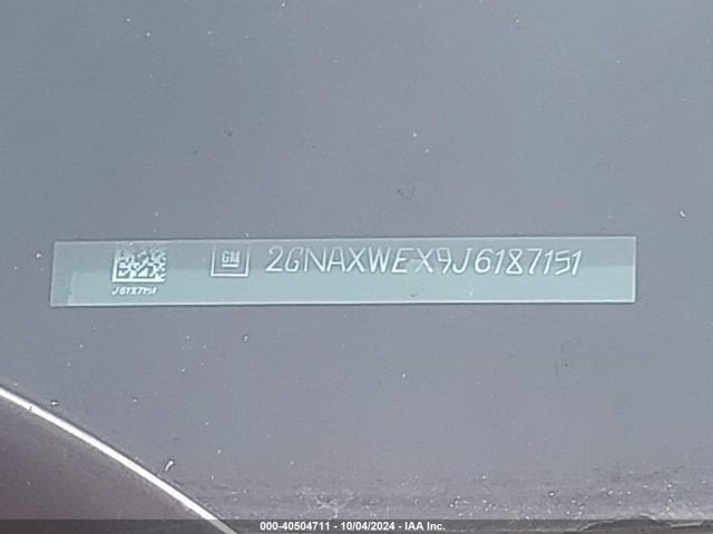 Chevrolet Equinox Premier 2018 2GNAXWEX9J6187151 Image 9