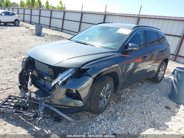 KM8JBCD17RU197852 Hyundai Tucson Hybrid Blue