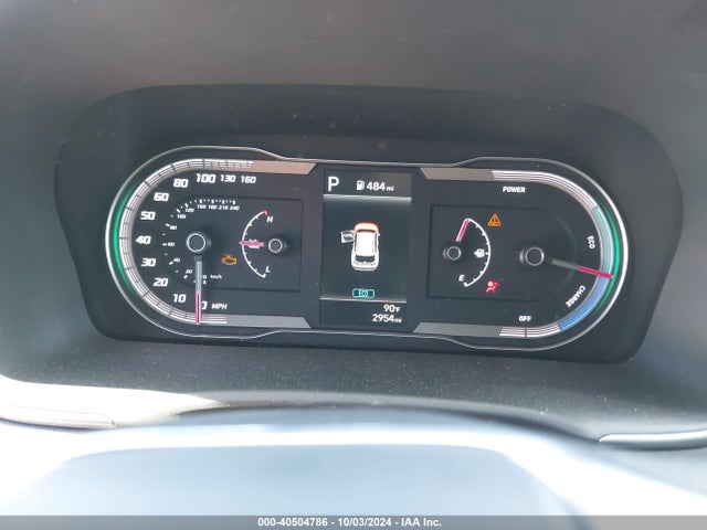 KM8JBCD17RU197852 Hyundai Tucson Hybrid Blue