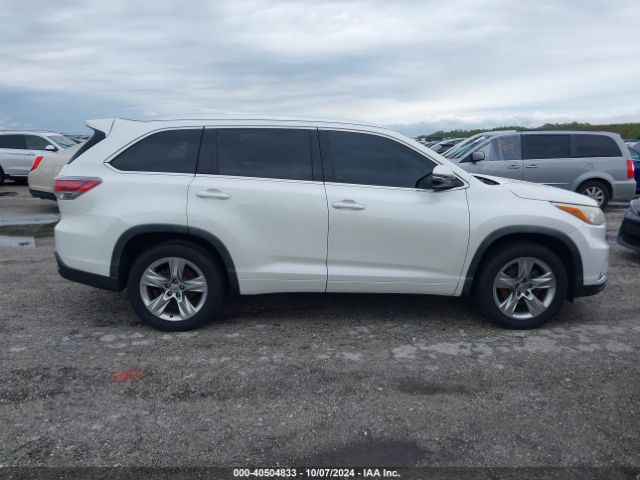 5TDYKRFH0FS095972 Toyota Highlander Limited V6
