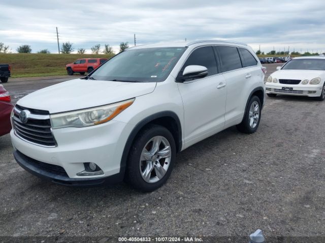 5TDYKRFH0FS095972 Toyota Highlander Limited V6