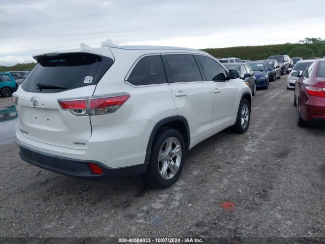 5TDYKRFH0FS095972 Toyota Highlander Limited V6