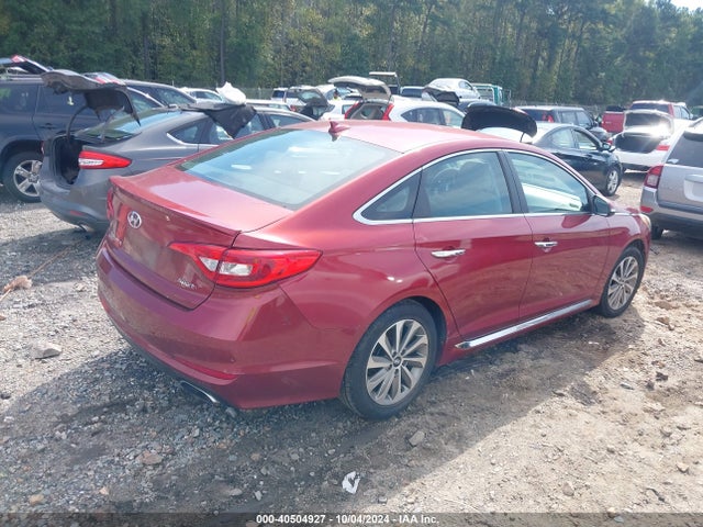 2016 Hyundai Sonata Sport მანქანა იყიდება აუქციონზე, vin: 5NPE34AF4GH319003, აუქციონის ნომერი: 40504927