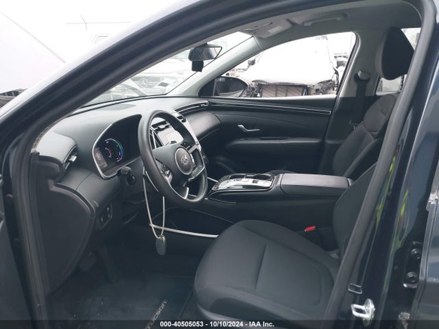 KM8JBCA15NU019761 Hyundai Tucson Hybrid Blue