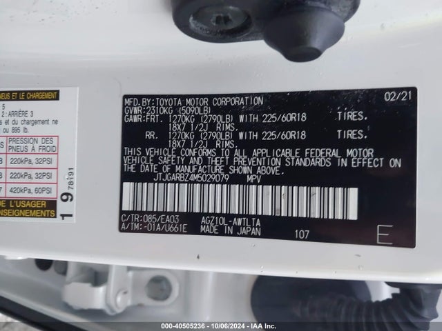 Lexus NX 300 2021 JTJGARBZ4M5029079 Image 9