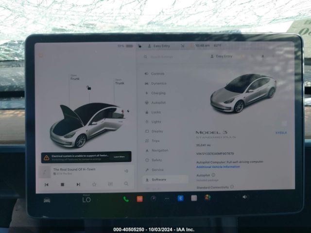 5YJ3E1EA6MF907879 Tesla Model 3 Standard Range Plus Rear-wheel Drive