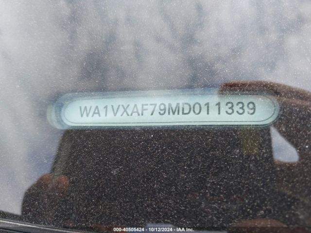 WA1VXAF79MD011339 Audi Q7 Prestige 55 Tfsi Quattro Tiptronic