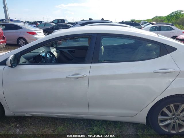 5NPDH4AE8FH587362 Hyundai ELANTRA SE