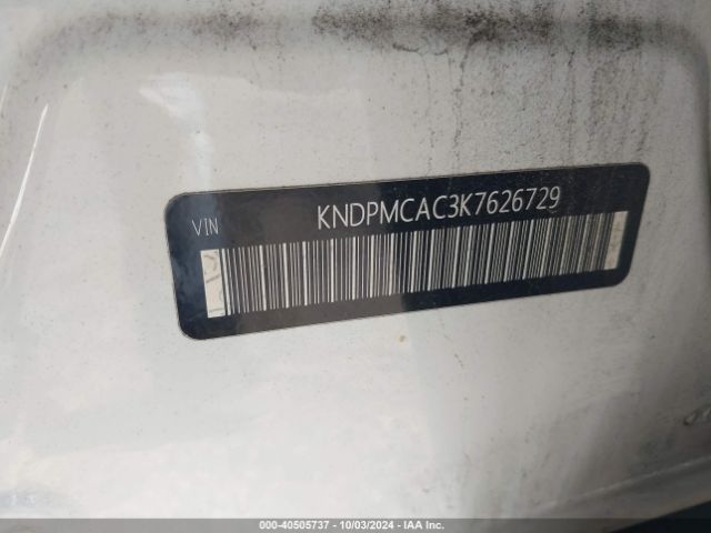 KNDPMCAC3K7626729 KIA Sportage Lx
