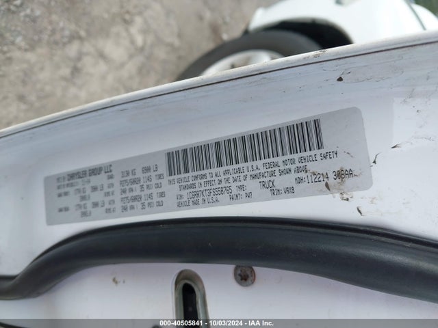 RAM 1500 Express 2015 1C6RR7KT3FS558765 Image 9