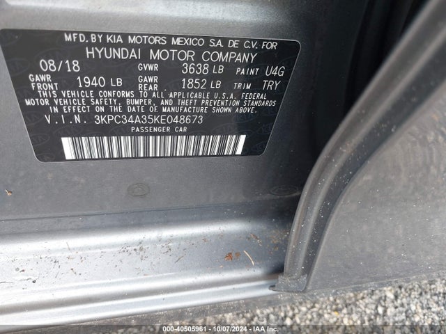 Hyundai Accent Limited 2019 3KPC34A35KE048673 Image 9