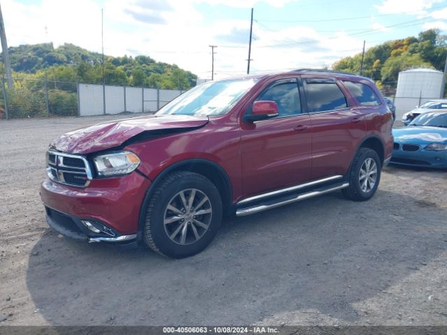 1C4RDJDG7FC114402 Dodge DURANGO LIMITED