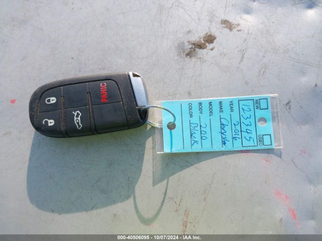 1C3CCCAB1GN123345 Chrysler 200 Limited