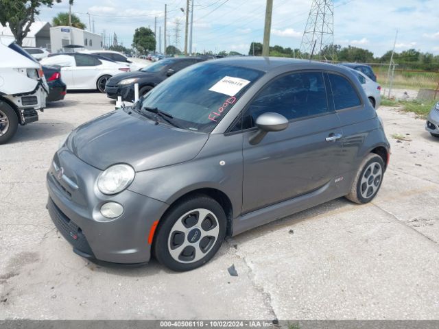2013 FIAT 500E 3C3CFFGE6DT744800 Photo 1