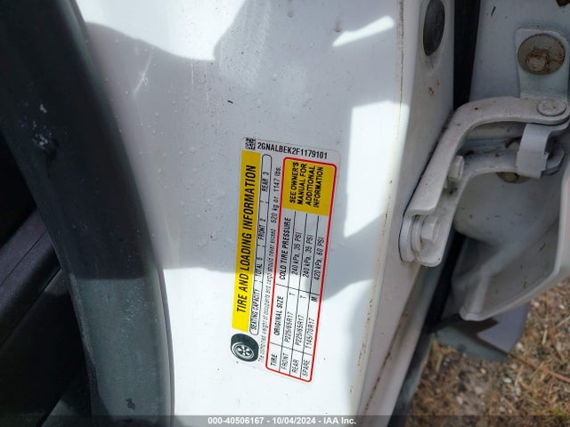 Chevrolet EQUINOX 1LT 2015 2GNALBEK2F1179101 Image 9