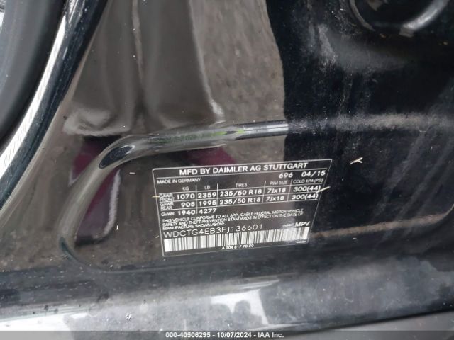 2015 MERCEDES-BENZ GLA 250 WDCTG4EB3FJ136601 Photo 8