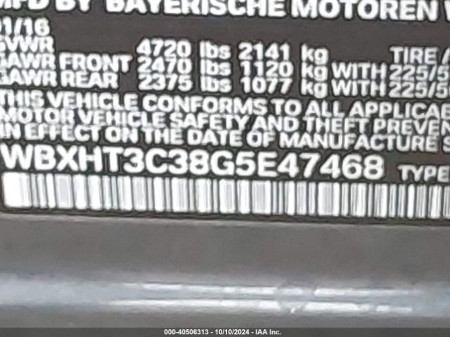 WBXHT3C38G5E47468 BMW X1 Xdrive28i