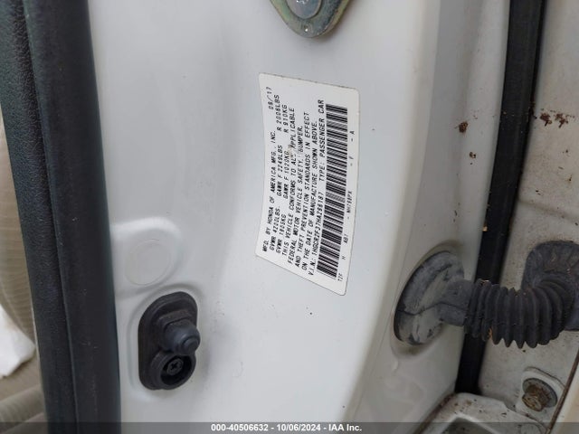Honda ACCORD LX 2017 1HGCR2F37HA296187 Image 9