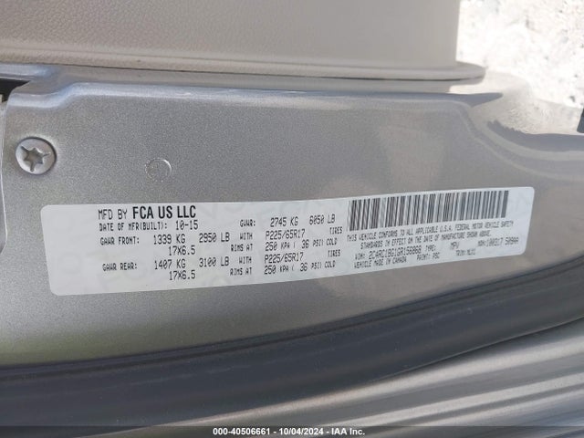2C4RC1BG1GR156868 Chrysler Town & Country Touring