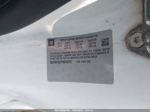 2G1FB1E37F9310313 Chevrolet Camaro 2ls