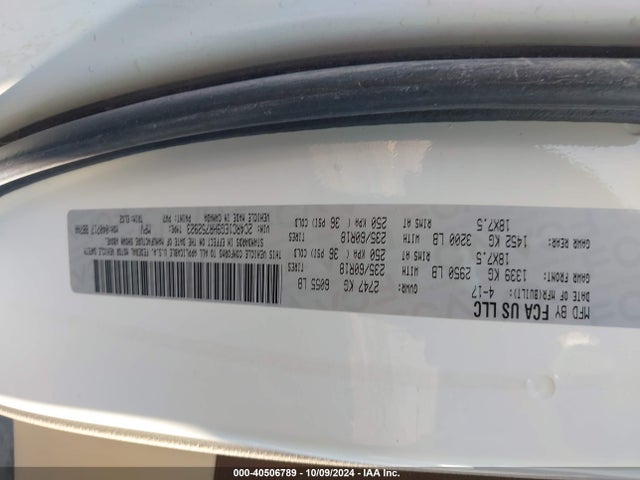 2C4RC1EG9HR752923 Chrysler Pacifica Touring-l Plus