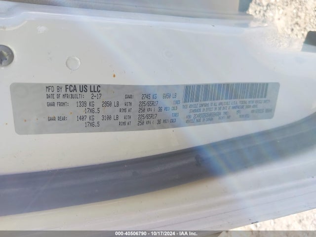 2C4RDGBG5HR694684 Dodge Grand Caravan Se
