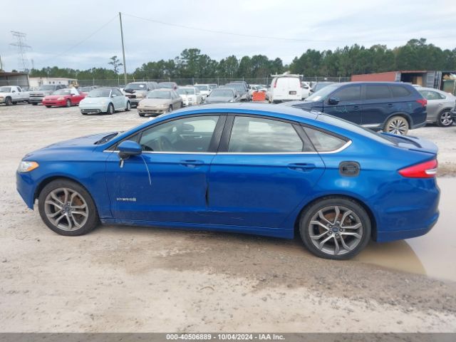 3FA6P0LU7HR314718 Ford Fusion Hybrid Se