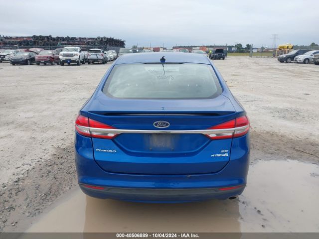 3FA6P0LU7HR314718 Ford Fusion Hybrid Se