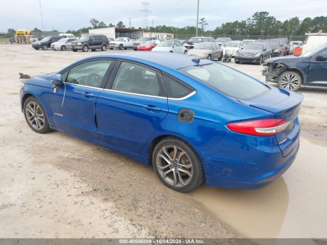 3FA6P0LU7HR314718 Ford Fusion Hybrid Se