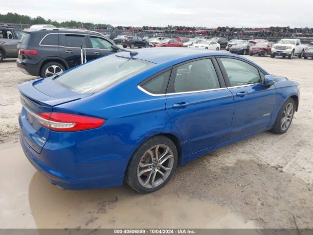 3FA6P0LU7HR314718 Ford Fusion Hybrid Se