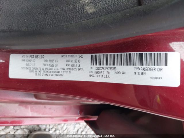 1C3CCCABXFN732383 Chrysler 200 Limited