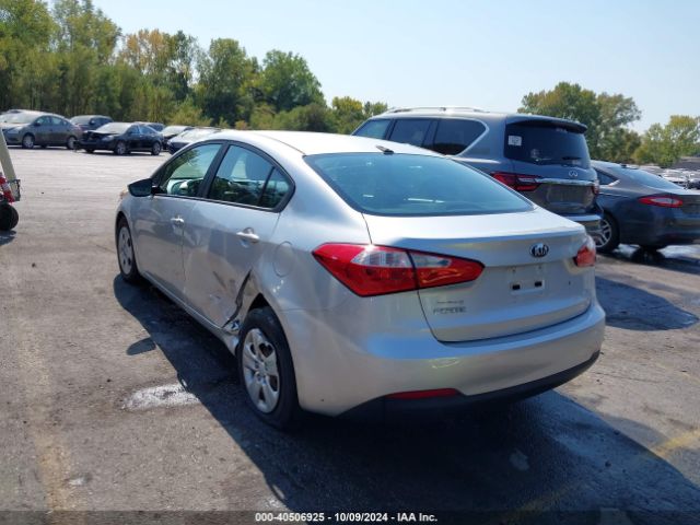 KNAFK4A60E5048443 KIA FORTE LX