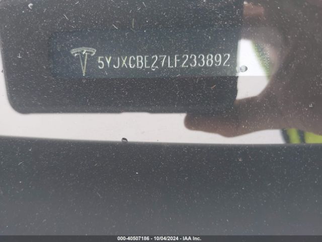 5YJXCBE27LF233892 Tesla Model X Long Range Dual Motor All-wheel Drive/long Range Plus Dual Motor All-wheel Drive