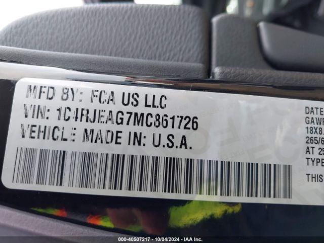1C4RJEAG7MC861726 Jeep Grand Cherokee Laredo X 4x2