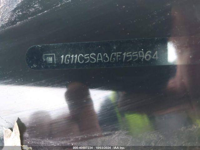 1G11C5SA3GF155964 Chevrolet Malibu Limited Lt