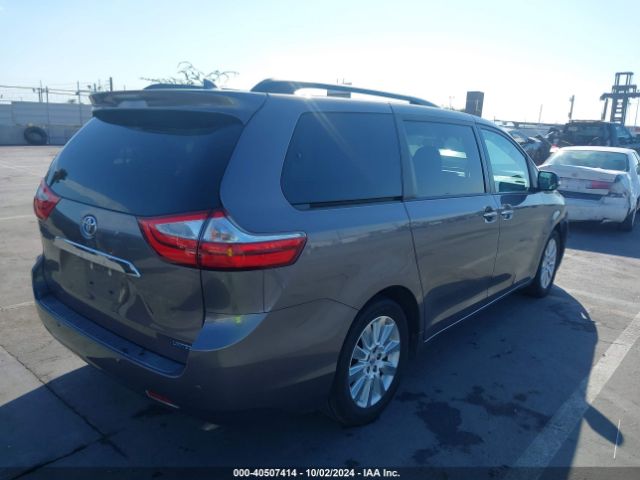 5TDYK3DC9FS655265 Toyota Sienna Limited Premium 7 Passenger