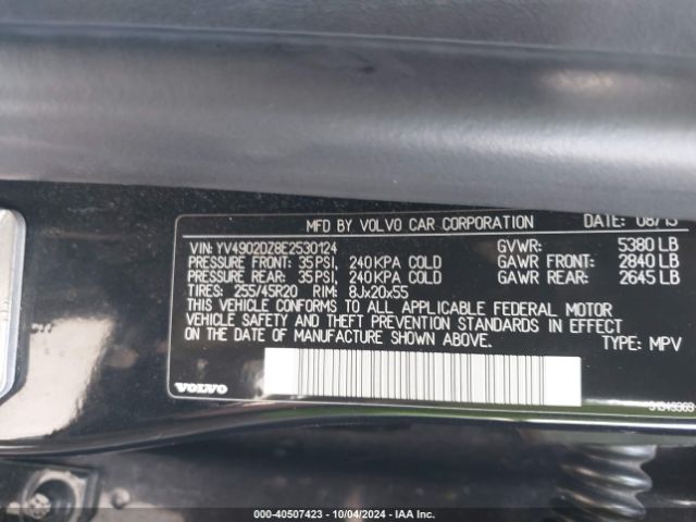 YV4902DZ8E2530124 Volvo Xc60 T6 R-design Platinum