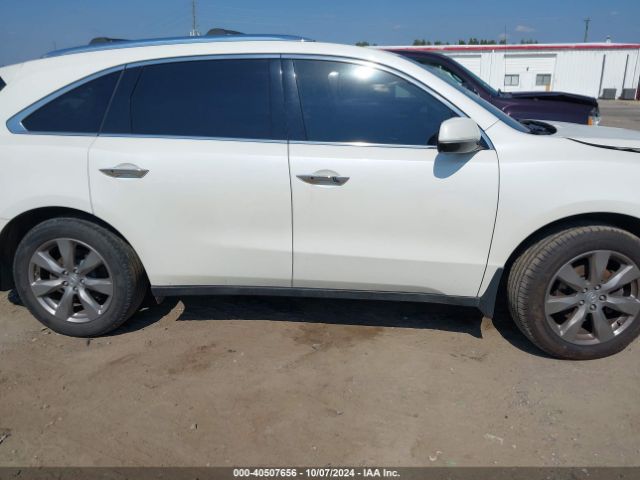5FRYD4H93GB039547 Acura Mdx Advance   Entertainment Packages/advance Package