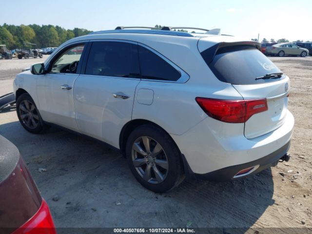 5FRYD4H93GB039547 Acura Mdx Advance   Entertainment Packages/advance Package