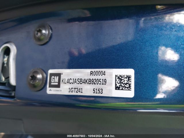 KL4CJASB4KB920519 Buick Encore Fwd Preferred