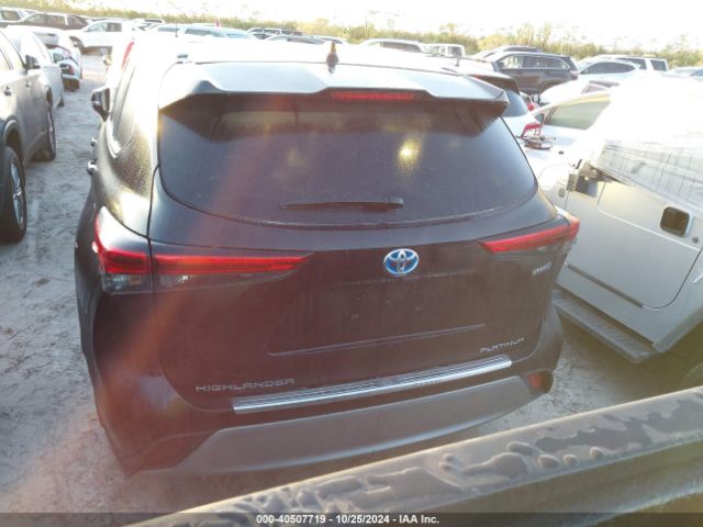 5TDFARAH0MS005704 Toyota Highlander Hybrid Platinum