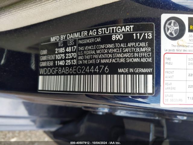 WDDGF8AB6EG244476 Mercedes-Benz C 300 Luxury 4matic/sport 4matic