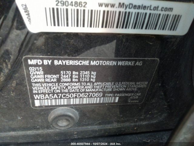 WBA5A7C50FD627069 BMW 528i Xdrive