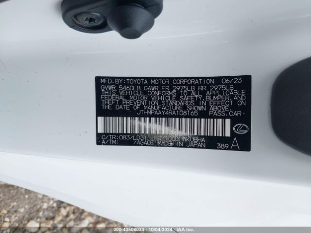 JTHMPAAY4RA108165 Lexus LC 500