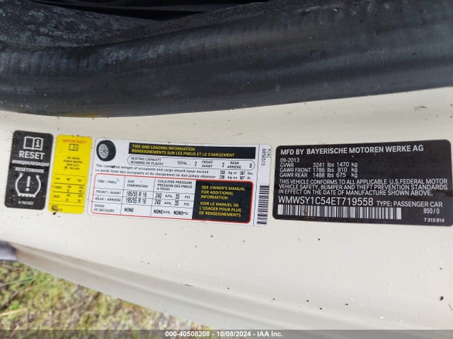 2014 MINI ROADSTER WMWSY1C54ET719558 Photo 8