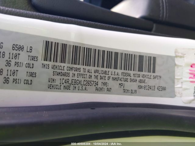 1C4RJEBGXLC265734 Jeep Grand Cherokee Limited 4x2