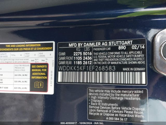 2014 MERCEDES-BENZ E 350 WDDKK5KF1EF268583 Photo 8