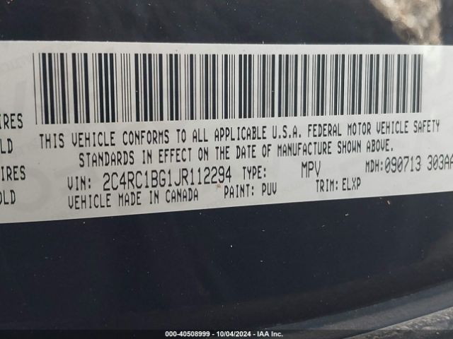 2C4RC1BG1JR112294 Chrysler Pacifica Touring L