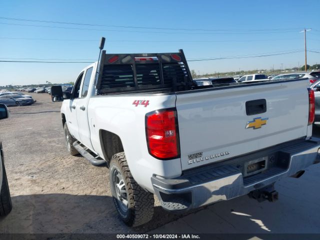 2GC2KREG2K1180828 Chevrolet Silverado 2500hd Wt